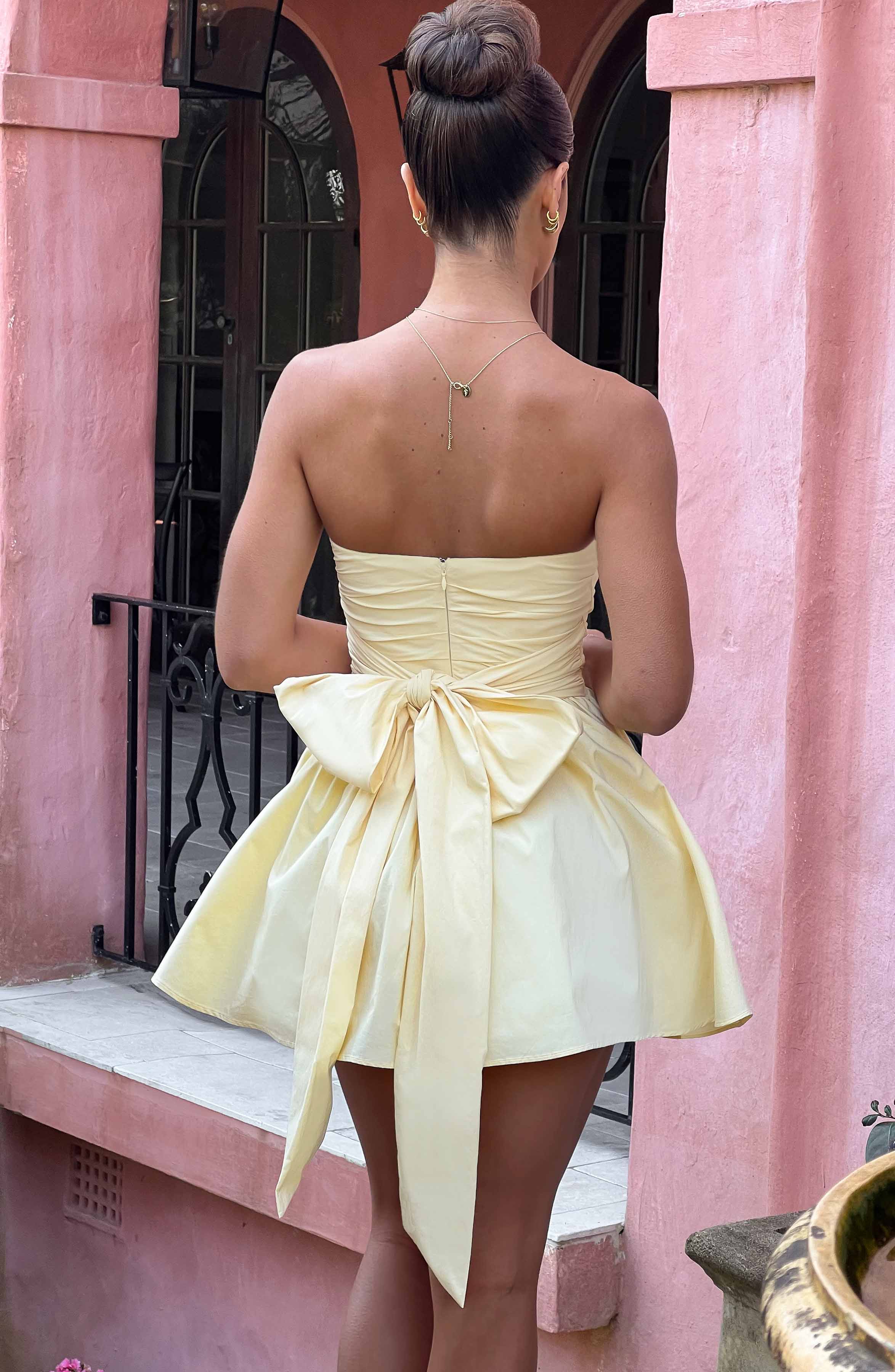 Katrina Minikleid - Zitronengelb
