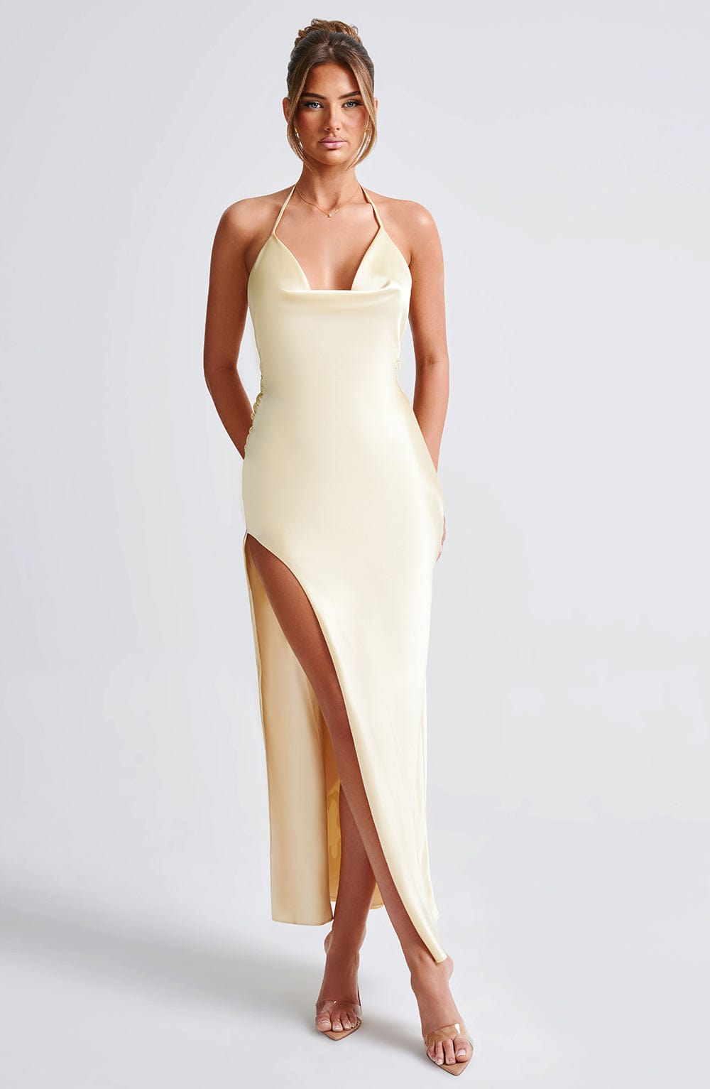 Kiandra Maxikleid - Zitrone