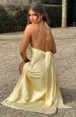 Kiandra Maxikleid - Zitrone
