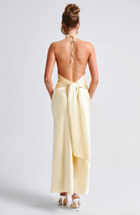 Kiandra Maxikleid - Zitrone