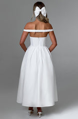 Lanetta Midikleid - Elfenbein