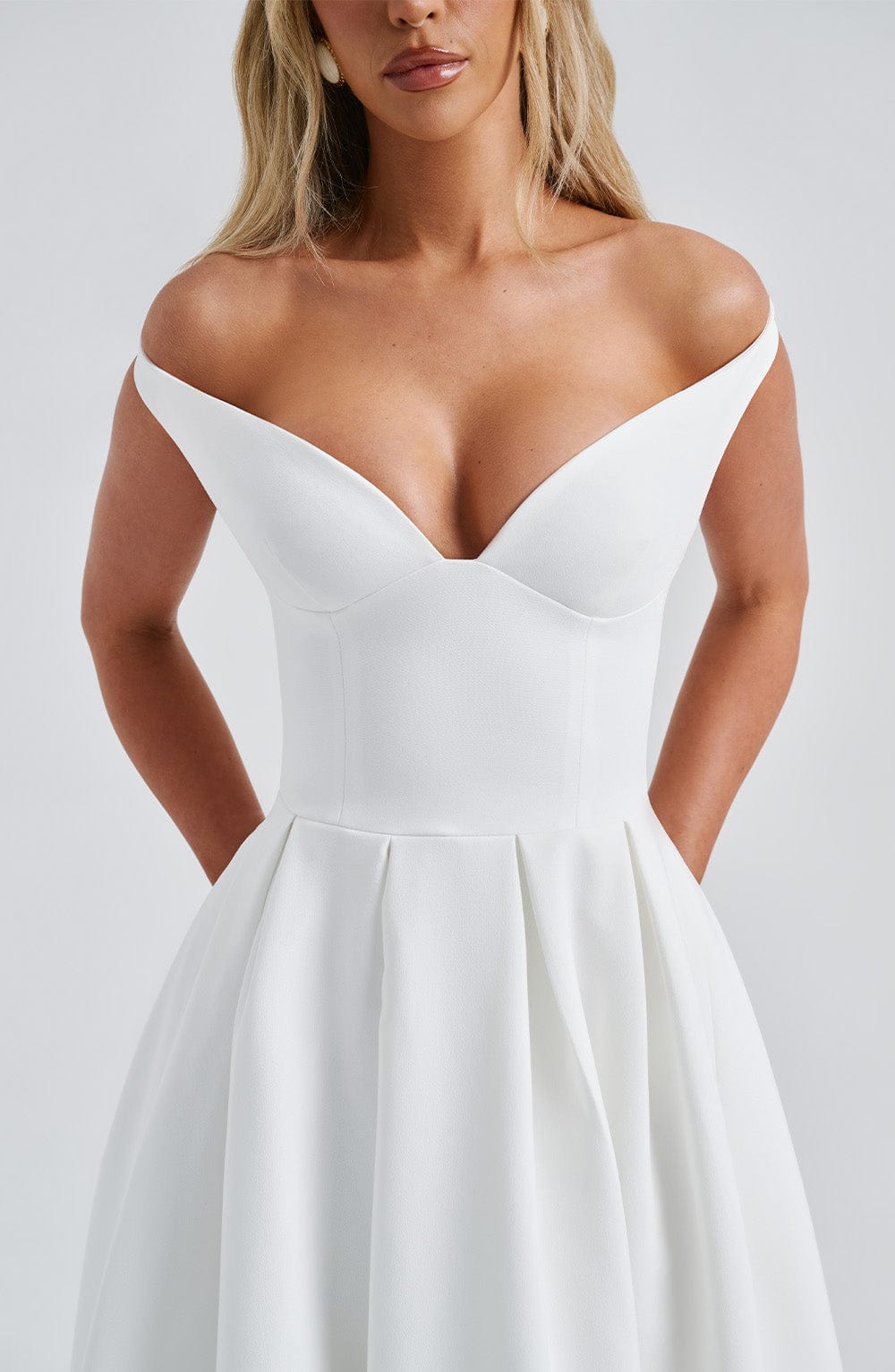 Lanetta Midikleid - Elfenbein