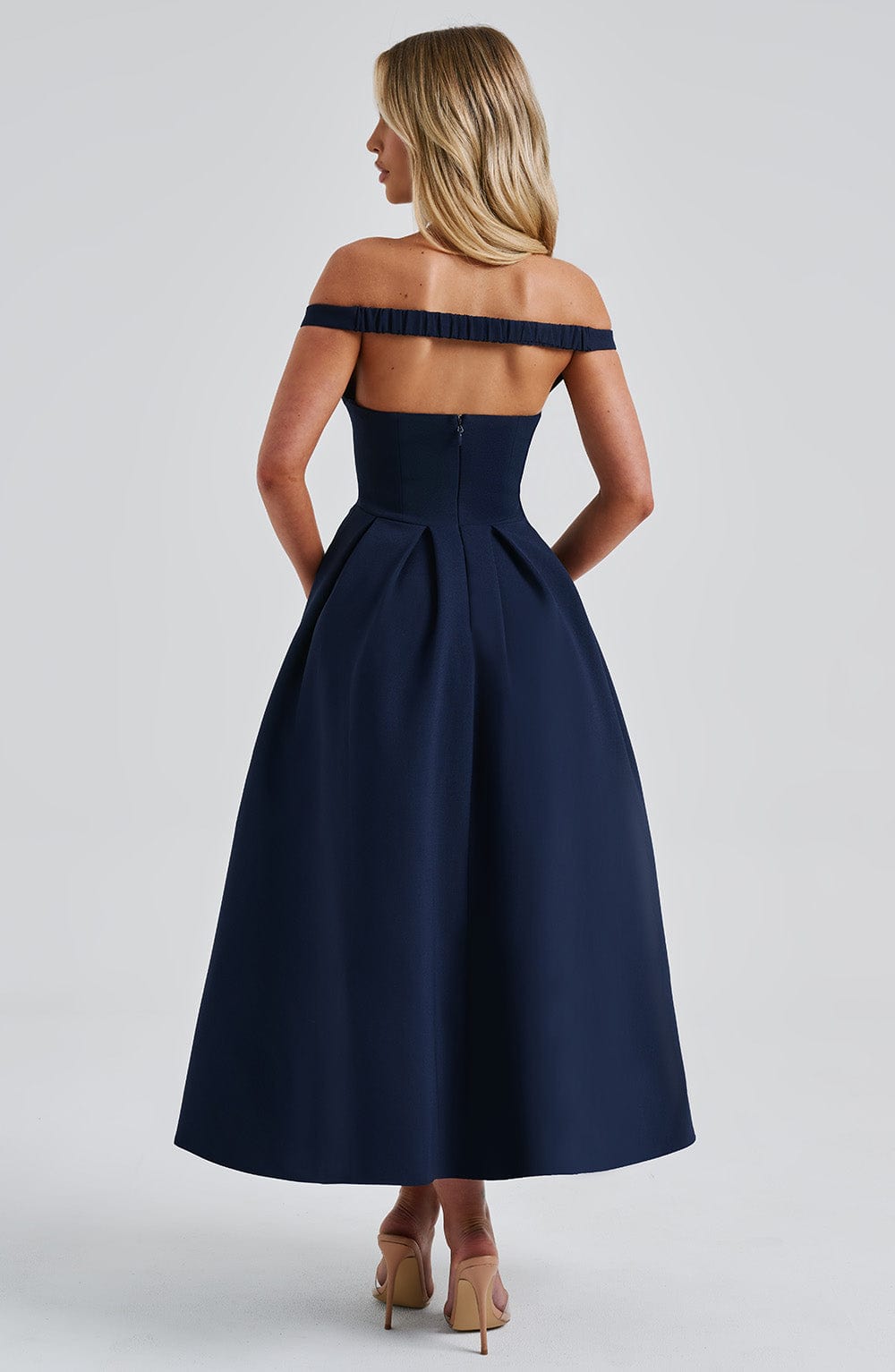 Lanetta Midikleid - Marineblau