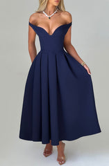 Lanetta Midikleid - Marineblau