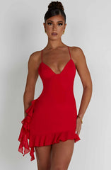 Larosa Minikleid - Rot