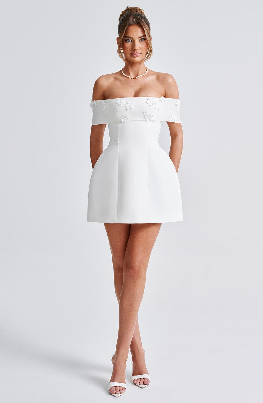 Laurel Minikleid - Elfenbein