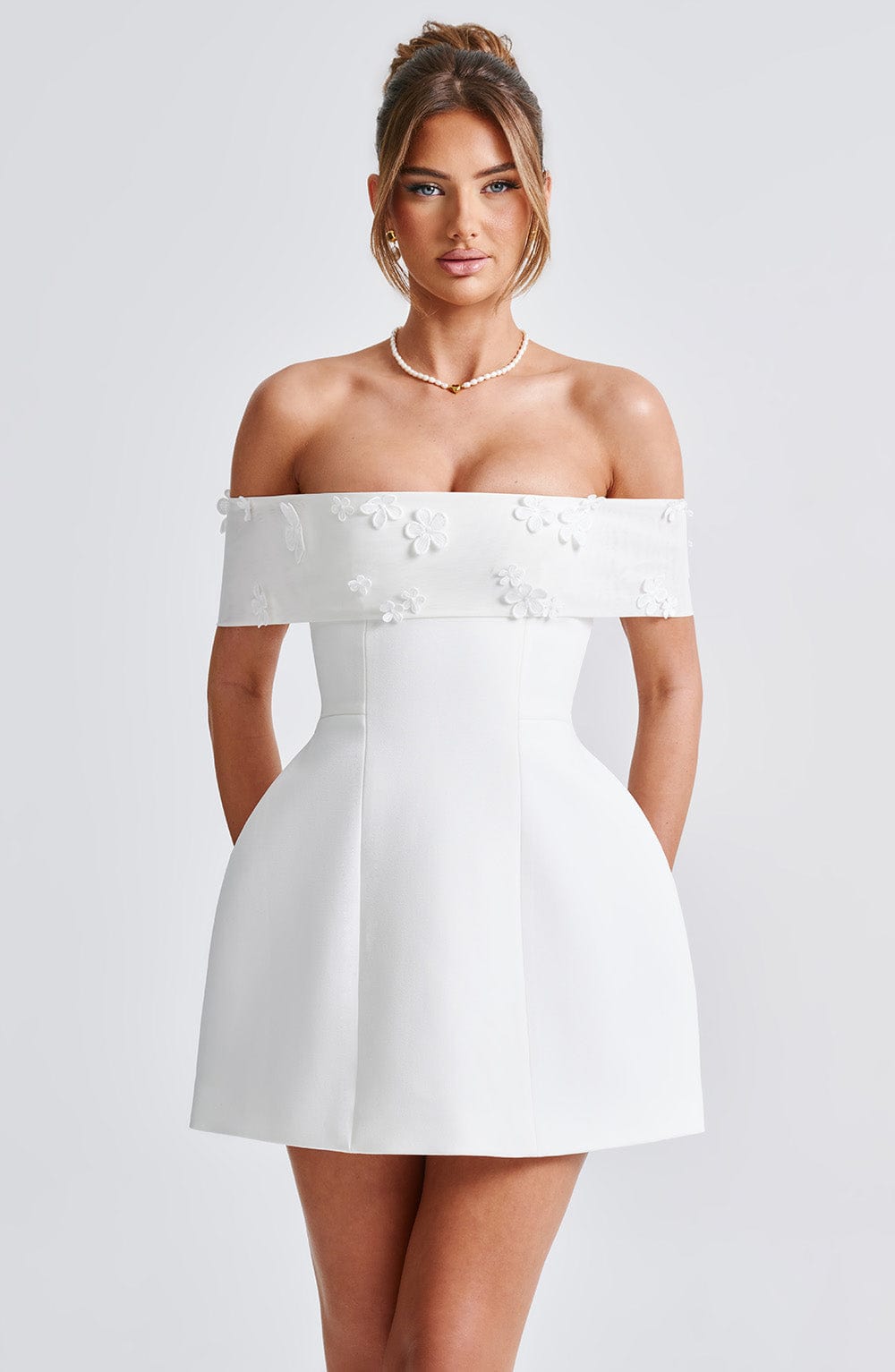 Laurel Minikleid - Elfenbein