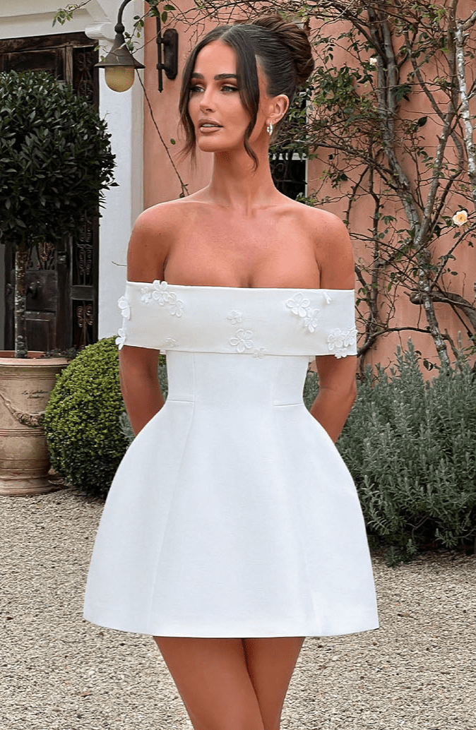 Laurel Minikleid - Elfenbein