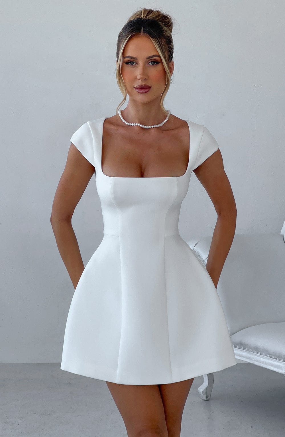 Lena Minikleid - Elfenbein
