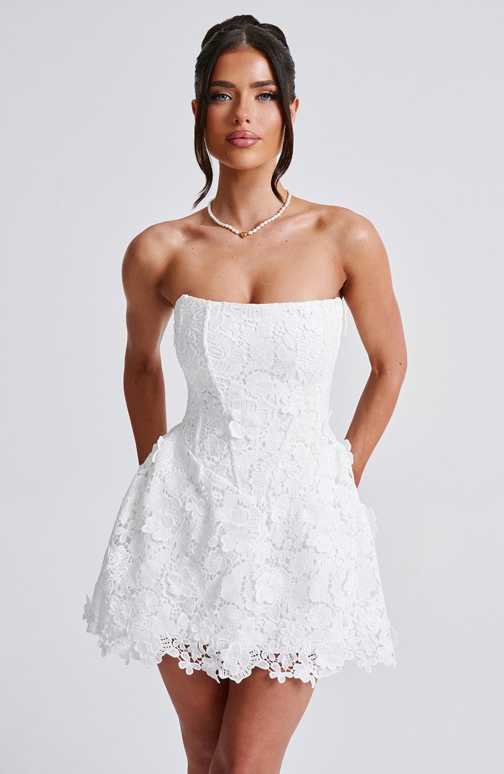 Leona Minikleid - Elfenbein