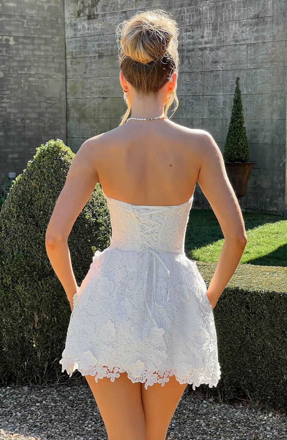 Leona Minikleid - Elfenbein