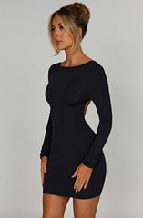 Liana Minikleid - Schwarz