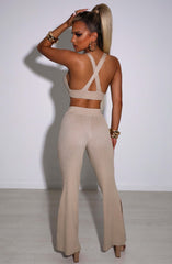 Lila Hose - Beige