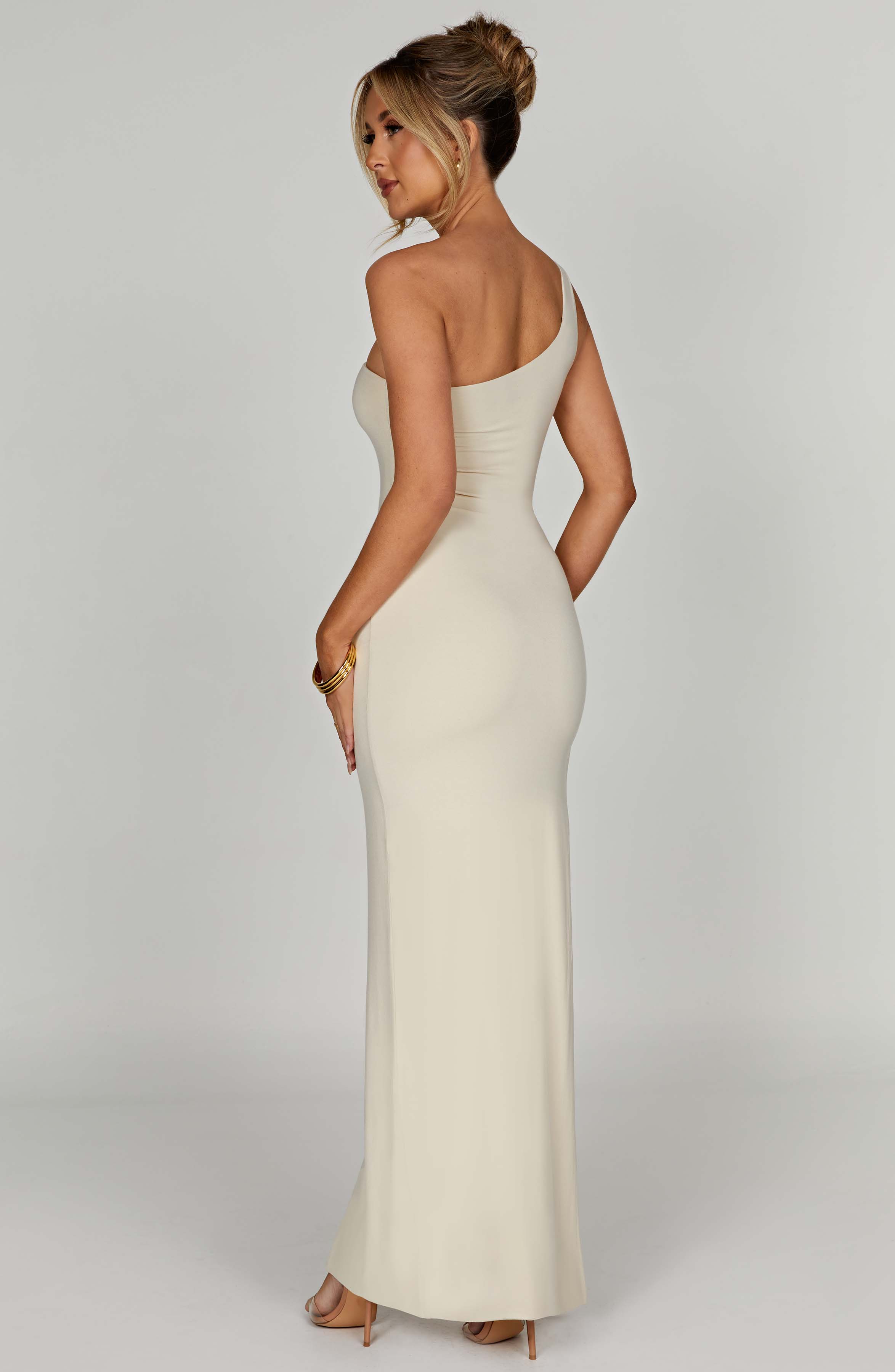 London Maxikleid - Creme