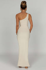 London Maxikleid - Creme