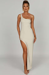 London Maxikleid - Creme