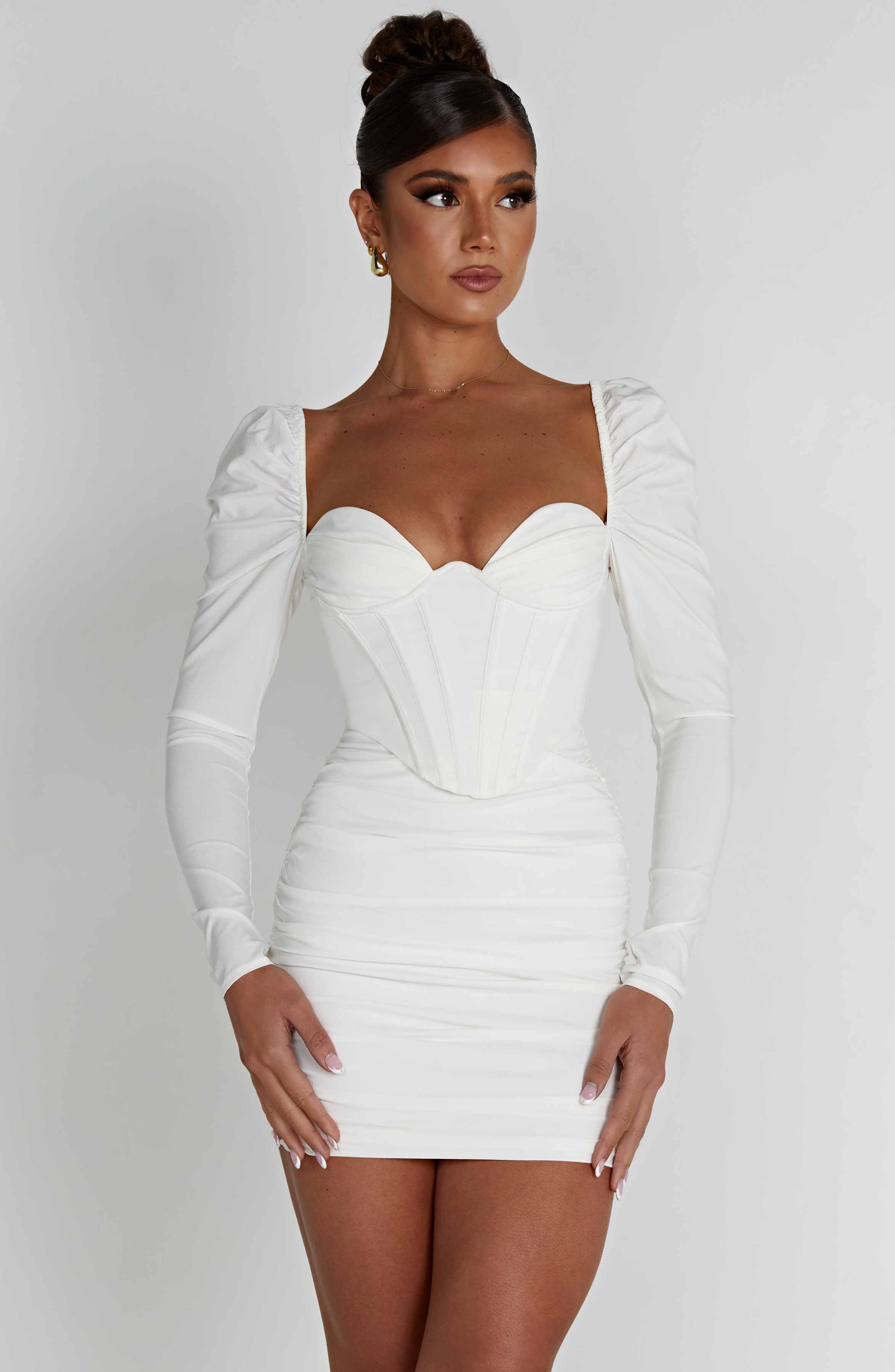 Louise Minikleid - Weiß