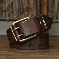 Rugged Cowhide Belt