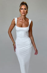 Malina Midi Dress - Ivory