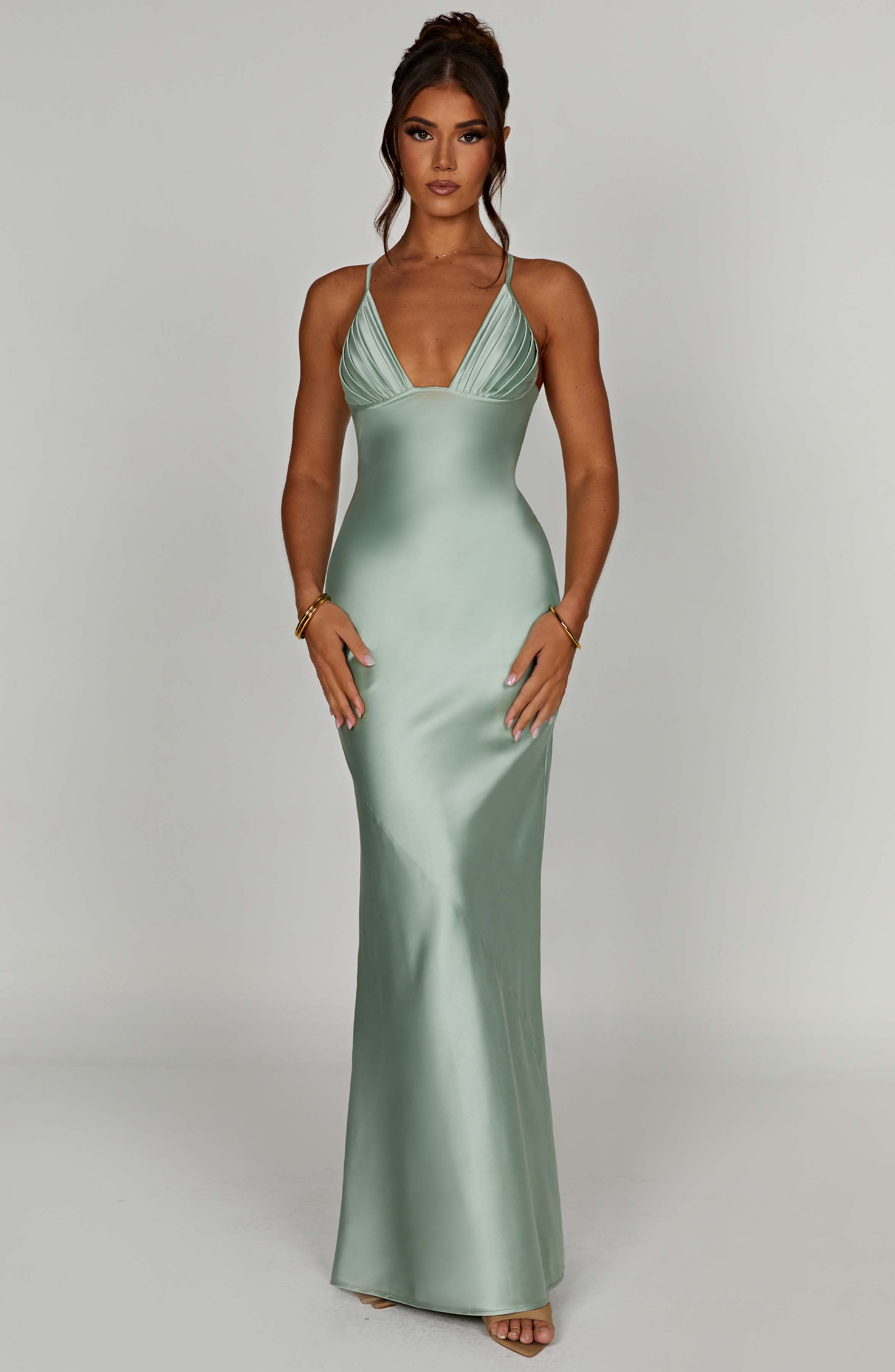 Miriam Maxi Dress - Sage uberjewellery Miriam Maxi Dress - Sage uberjewellery