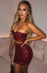 Patrice Top - Red Glitter