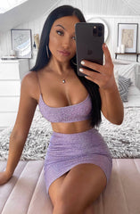 Rumi Top - Purple Sparkle