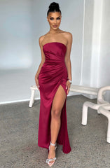 Safiya Maxi Dress - Wine