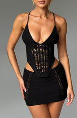 Selma Mini Skirt - Black