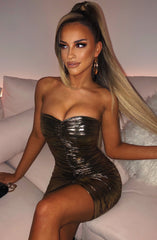 Shyla Mini Dress - Gold