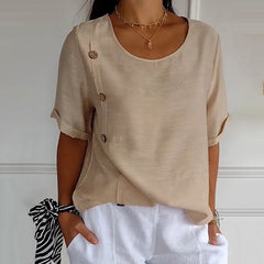 Side Button Blouse