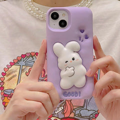 Squishy Bunny iPhone Case