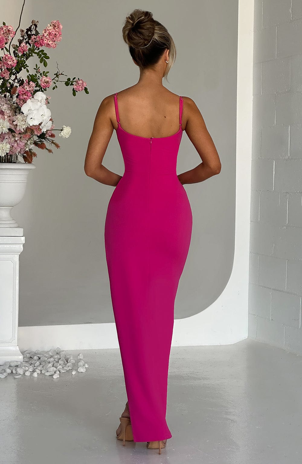 Tiarne Maxi Dress - Hot Pink uberjewellery Tiarne Maxi Dress - Hot Pink uberjewellery