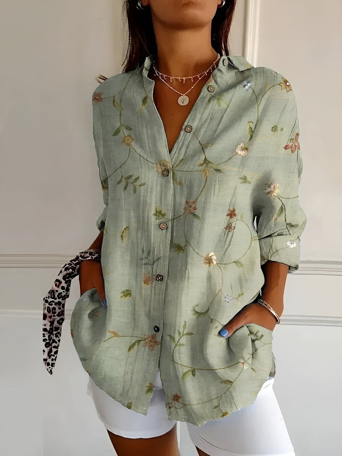Casual Printed Blouse