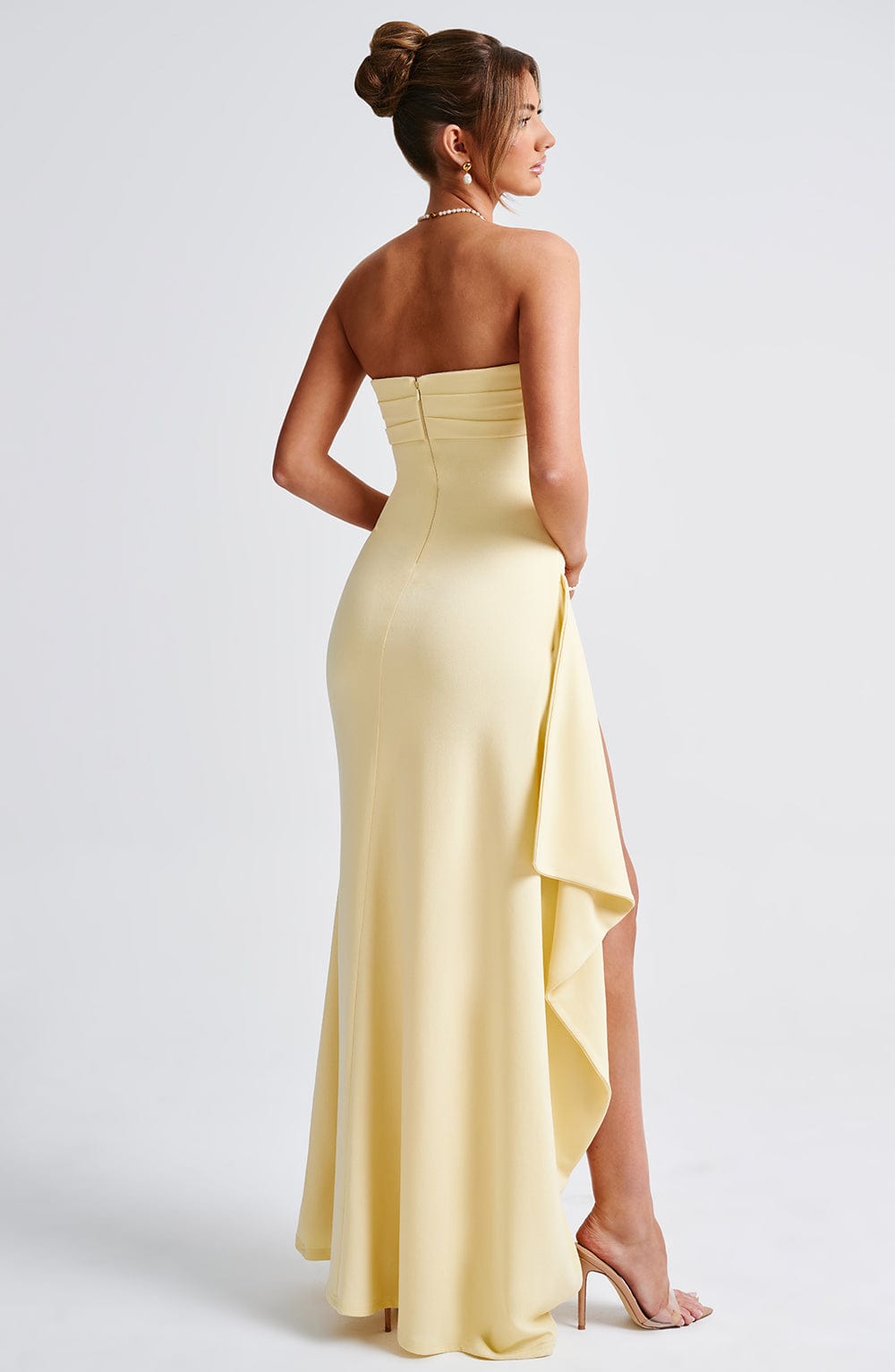 Zafira Maxi Dress - Lemon uberjewellery Zafira Maxi Dress - Lemon uberjewellery