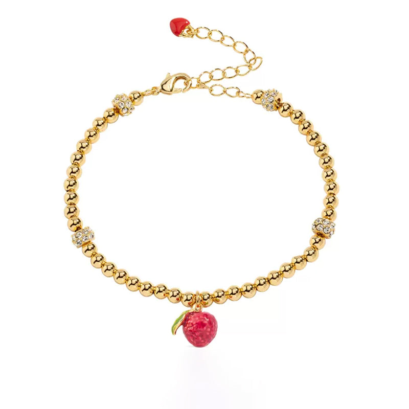 18K Designer Niche Enamel Fruit Bracelet