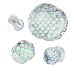 Mermaid AB Pyrex Glas Doppel Flared Plug