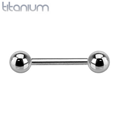 Implant Grade Titanium Straight Barbell