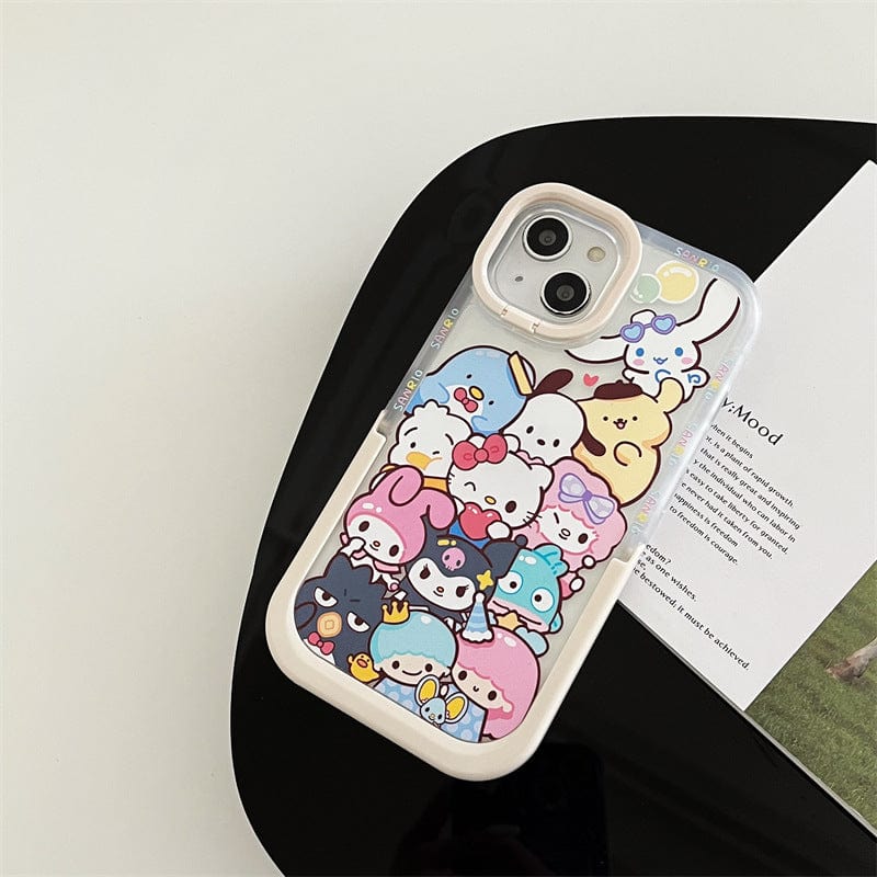 Anime Kawaii Dual Stand Sanrio iPhone Case