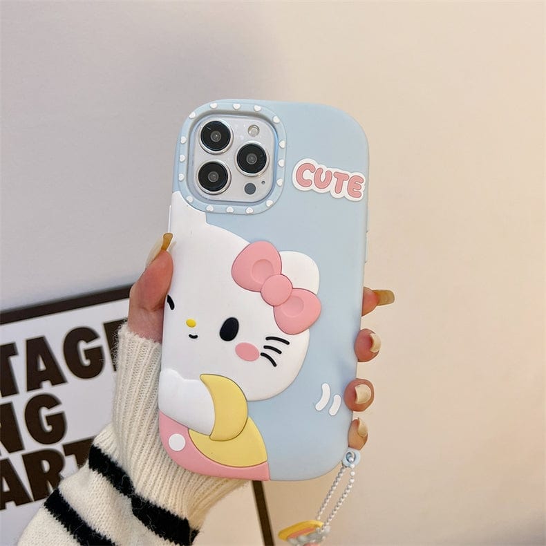 Anime Sanrio Kawaii My Melody Hello Kitty Matching iPhone Case