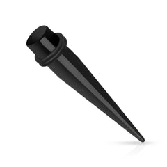 Black Acrylic Stretcher Taper with O-Rings