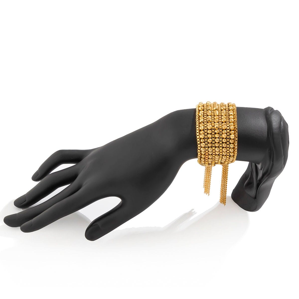 Bohemia Gold Plated Chain Tassel Wristband Bracelet