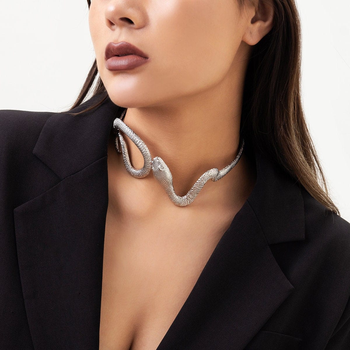 Boho Chunky Snake Collar Choker