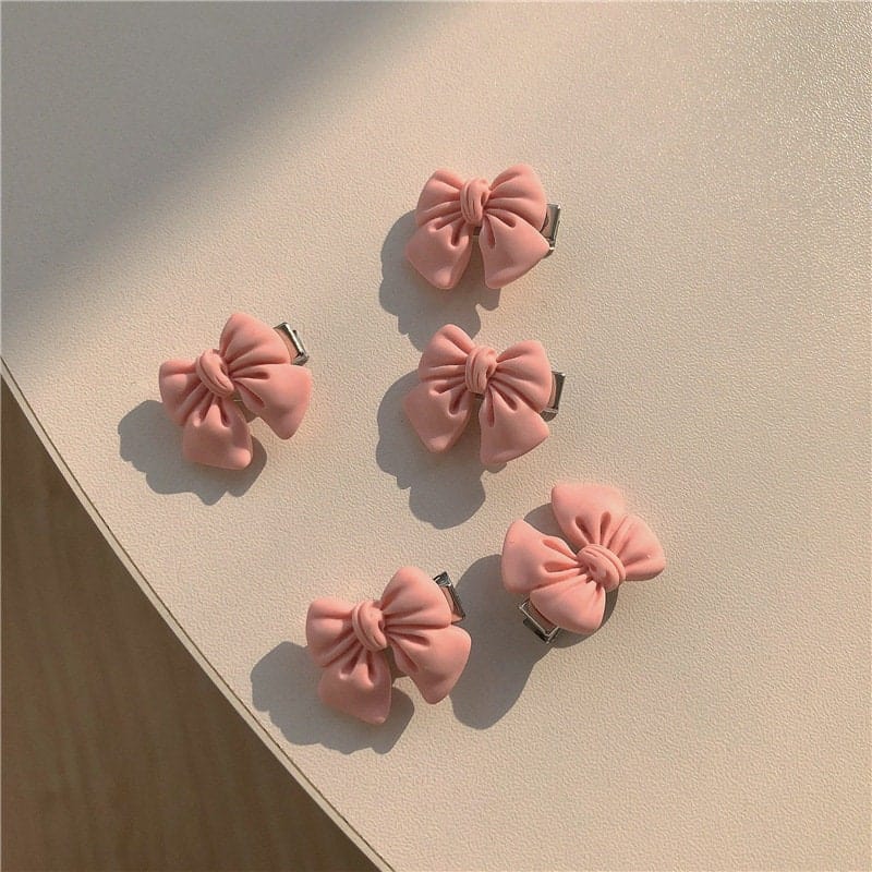 Chic 5 Pieces Pink Hair Clips Set