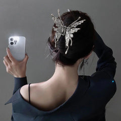 Chic Abstract Hollow Butterfly Chignon Claw Clip Hair Clip