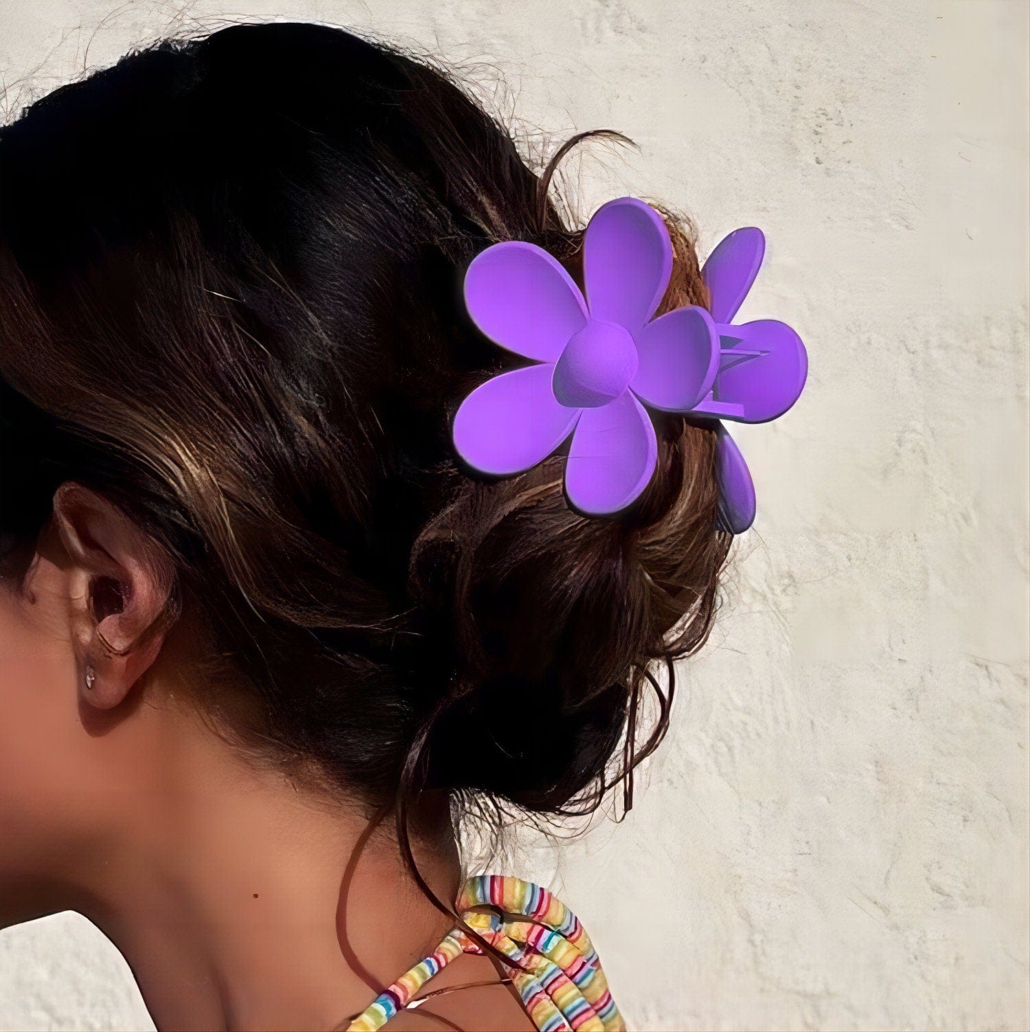 Chic Colorful Flower Hair Clip