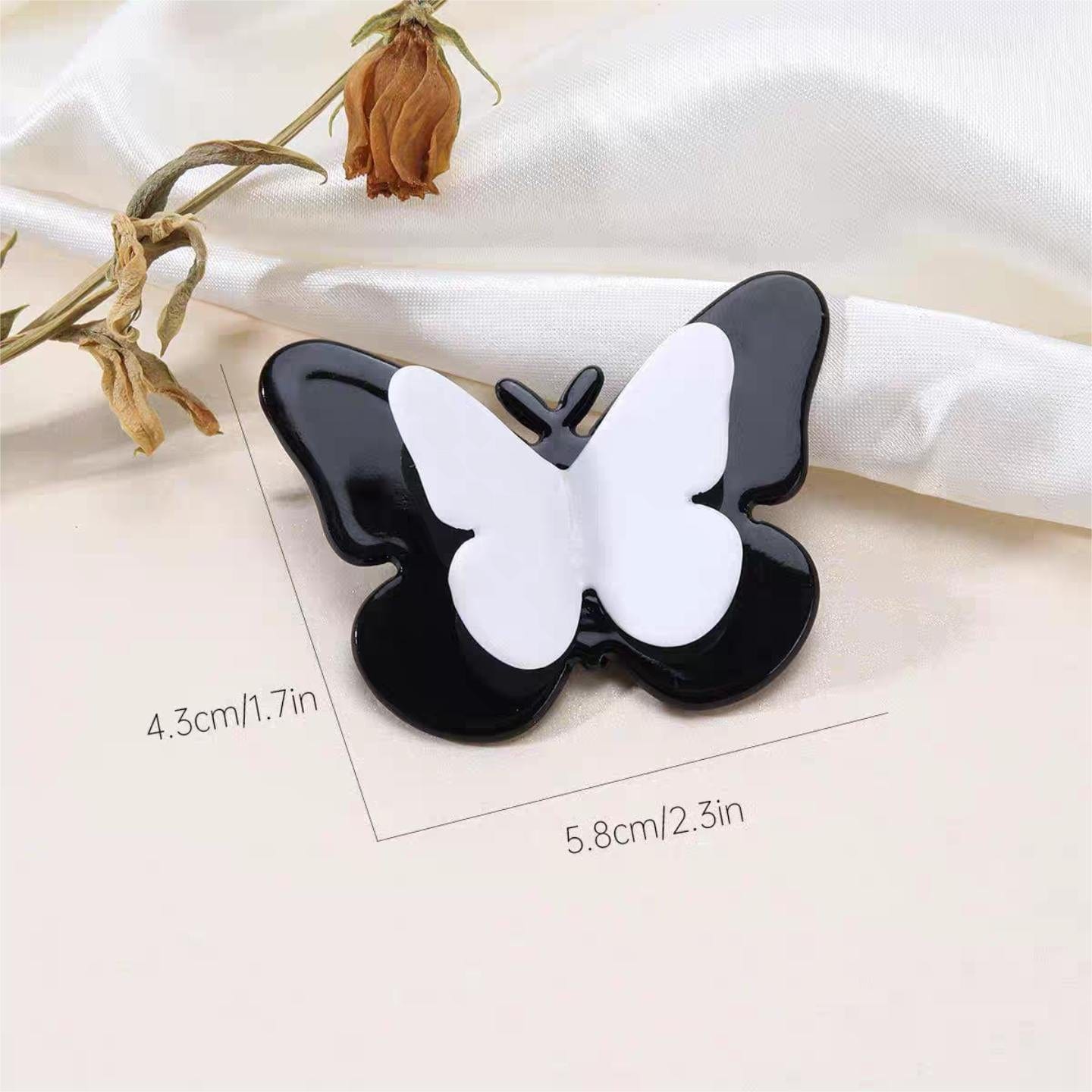 Chic Duo Butterfly Hair Clip