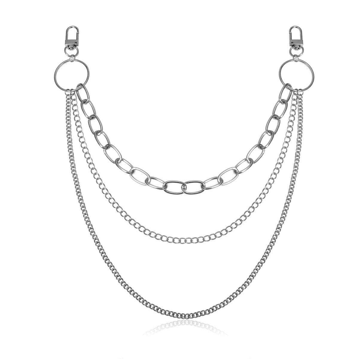 Chic Hip Hop Punk Trousers Chain - Punk Style Wallet Belt Chain - Hipster Jeans Pant Chain - Hip Hop Jewelry Waist Chain