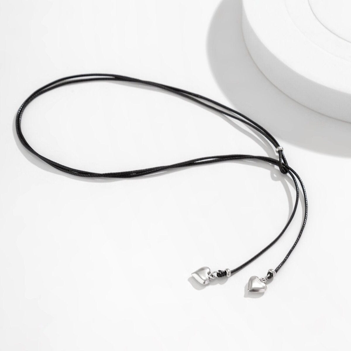 Chic Moon Star Heart Charm Leather String Anklet