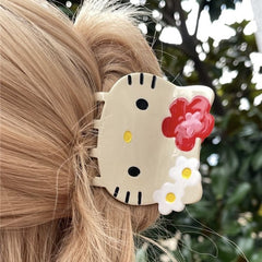 Chic Sanrio Hello Kitty Chignon Claw Clip Hair Clip