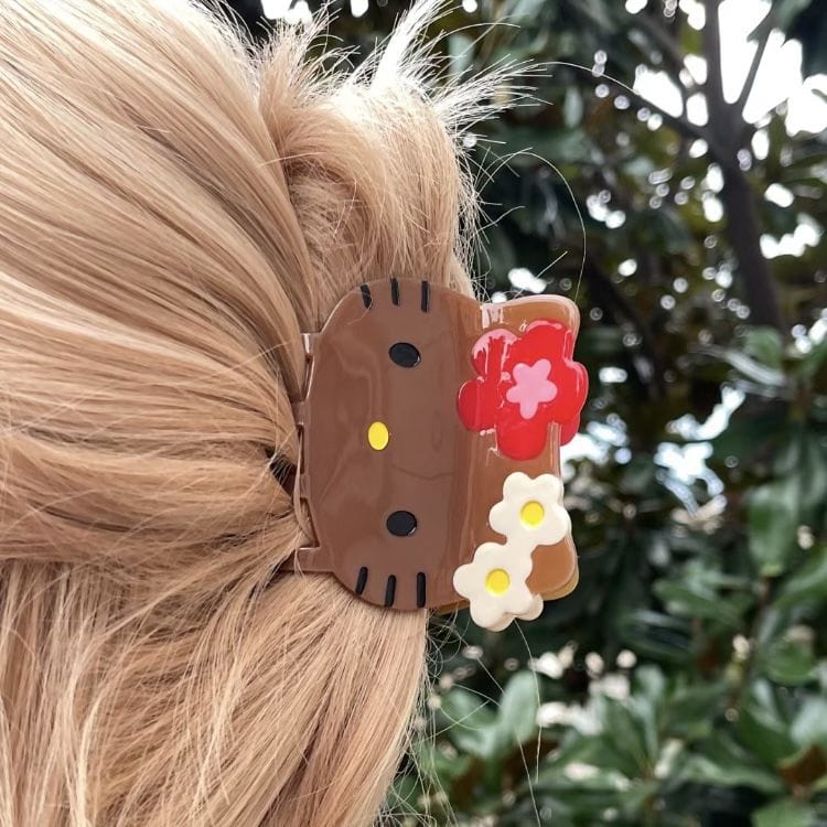 Chic Sanrio Hello Kitty Chignon Claw Clip Hair Clip